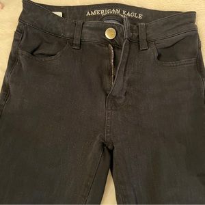 American eagle black skinny jeans